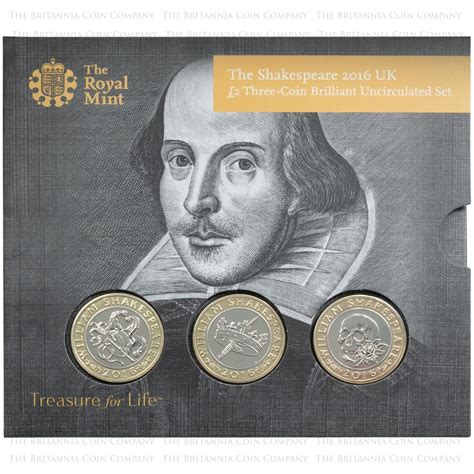 william shakespeare pound coin mint